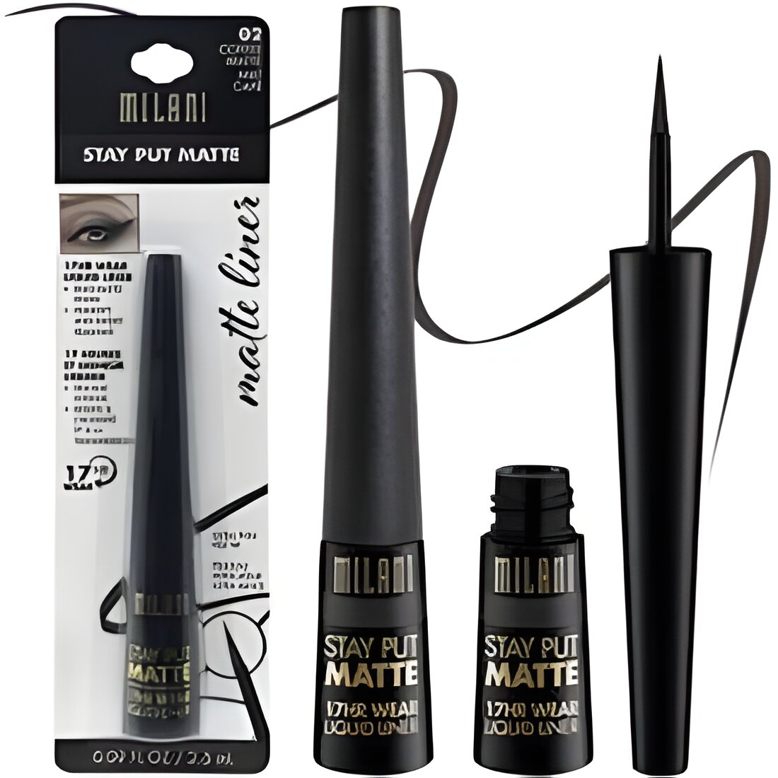 Free Milani Stay Put Matte Liquid Eyeliner