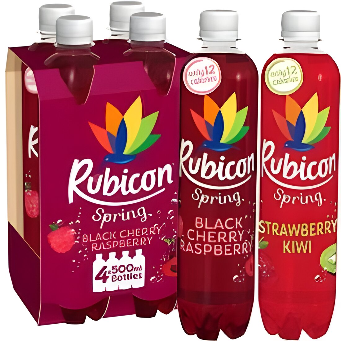 Free Rubicon Spring Cherry Raspberry & Spring Strawberry Kiwi Water