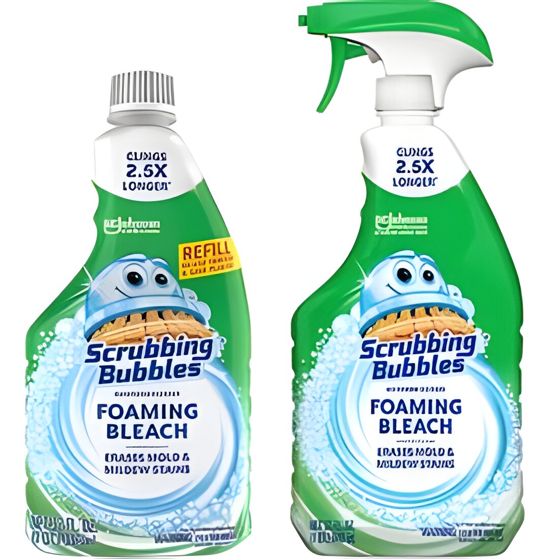 Free Scrubbing Bubbles Foaming Bleach Bathroom Cleaner