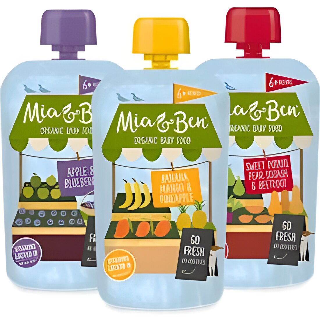 Free Mia & Ben Organic Pouches