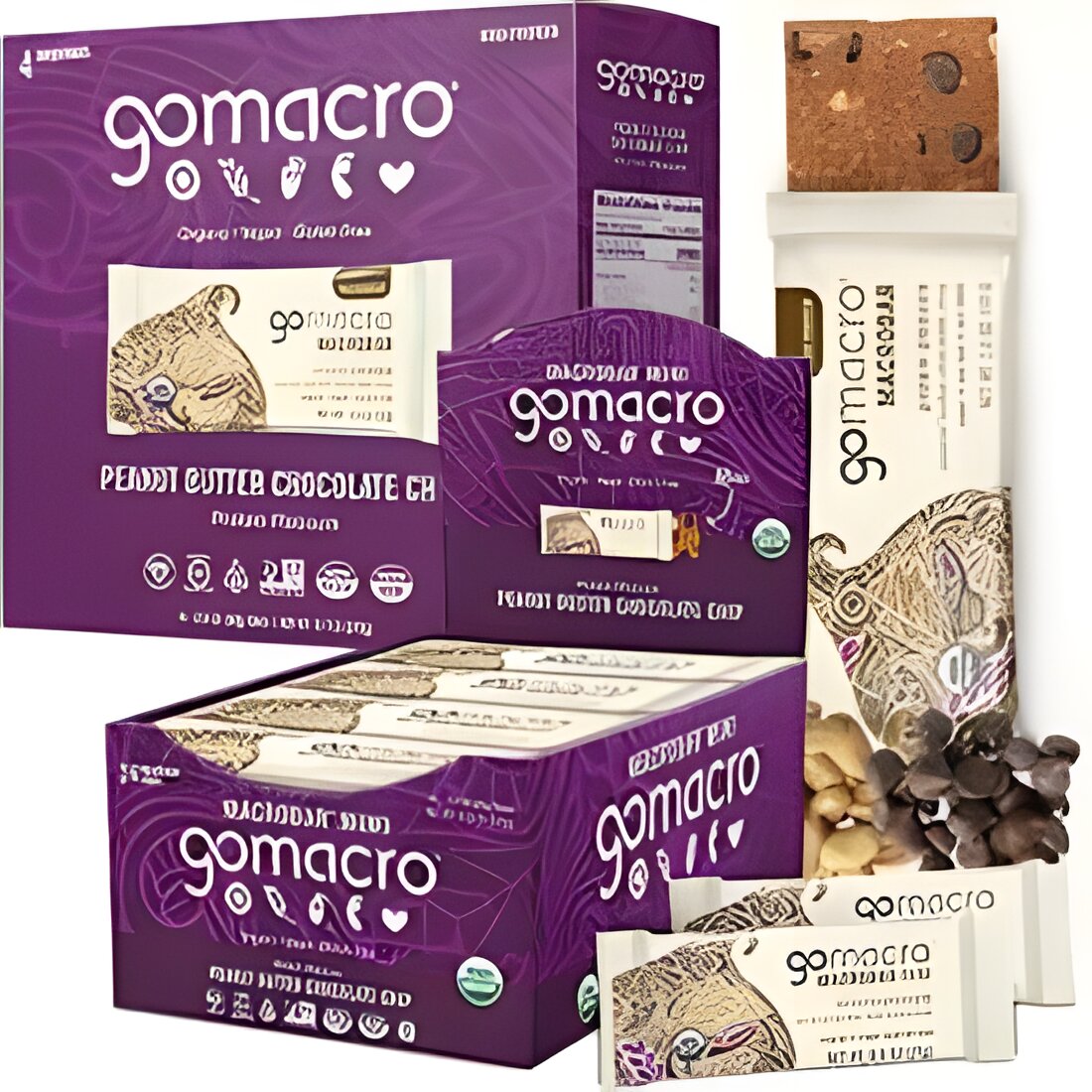 Free Gomacro Peanut Butter Chocolate Chip Macrobars