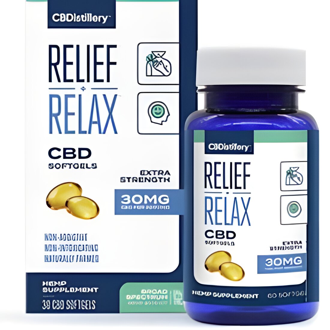 Free Cbdistillery Broad Spectrum CBD Softgels