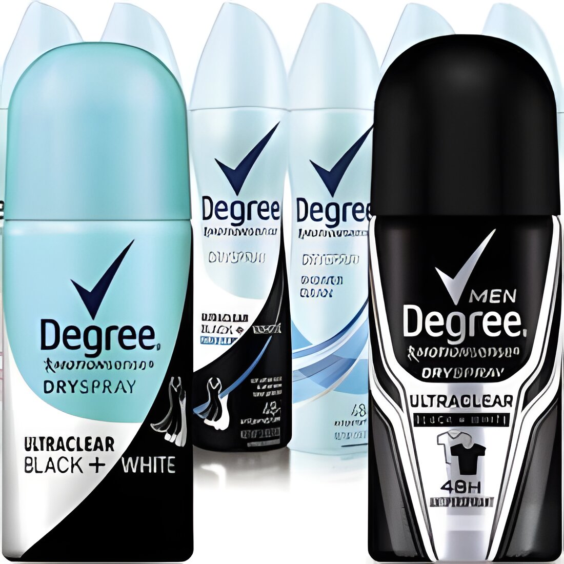 Free Degree Men's & Women's Dry Spray Antiperspirant Samples