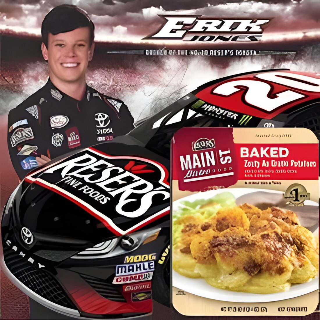 Free Erik Jones NASCAR Hero Card