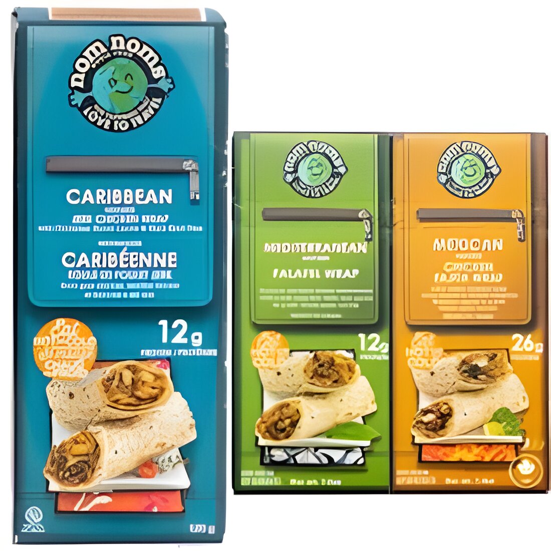 Free Nom Noms World Food High-protein Wraps