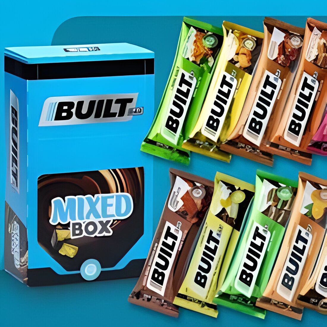 Free 6-count Box Of Built Bar Protein Bars