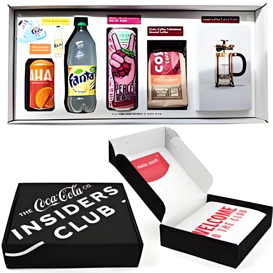 Free Coca-cola Welcome Box