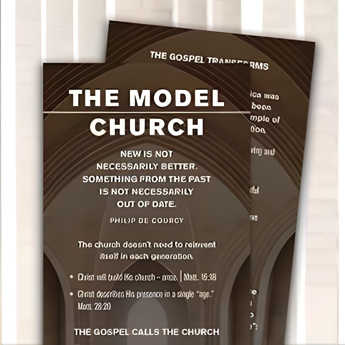 Free The Model Church Study Bookmark