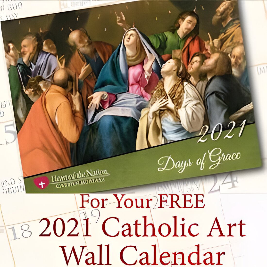 Free 2021 Heart Of The Nation Catholic Art Calendar